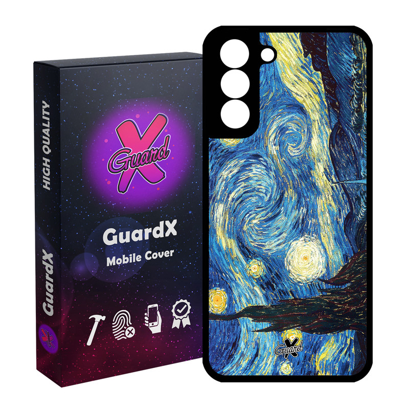 کاور گارد ایکس طرح Starry Night مدل Glass10110 مناسب برای گوشی موبایل سامسونگ Galaxy S21
