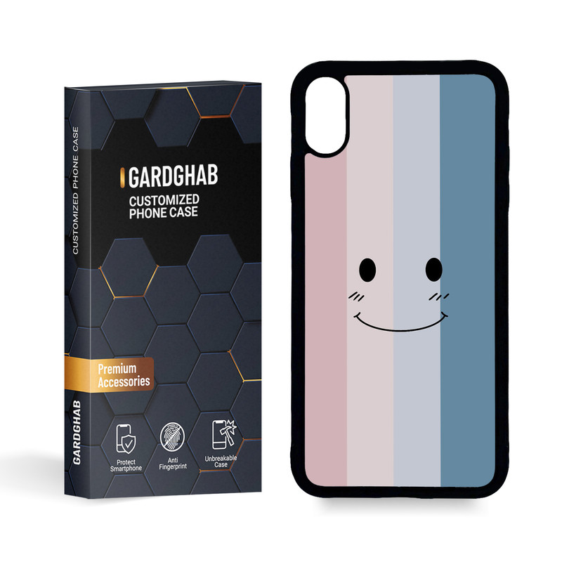 کاور گارد قاب مدل پشت گلس ساده مناسب برای گوشی موبایل اپل iPhone XS MAX