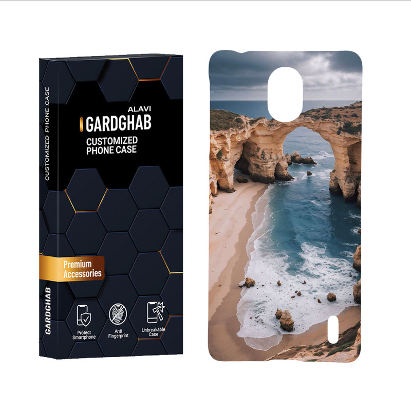 کاور گارد قاب علوی مدل منظره و طبیعت مناسب برای گوشی موبایل نوکیا 1Plus