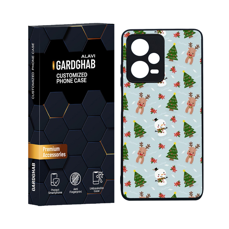 کاور گارد قاب علوی مدل دورژله ای فانتزی مناسب برای گوشی موبایل شیائومی Redmi Note 12 Pro 5G
