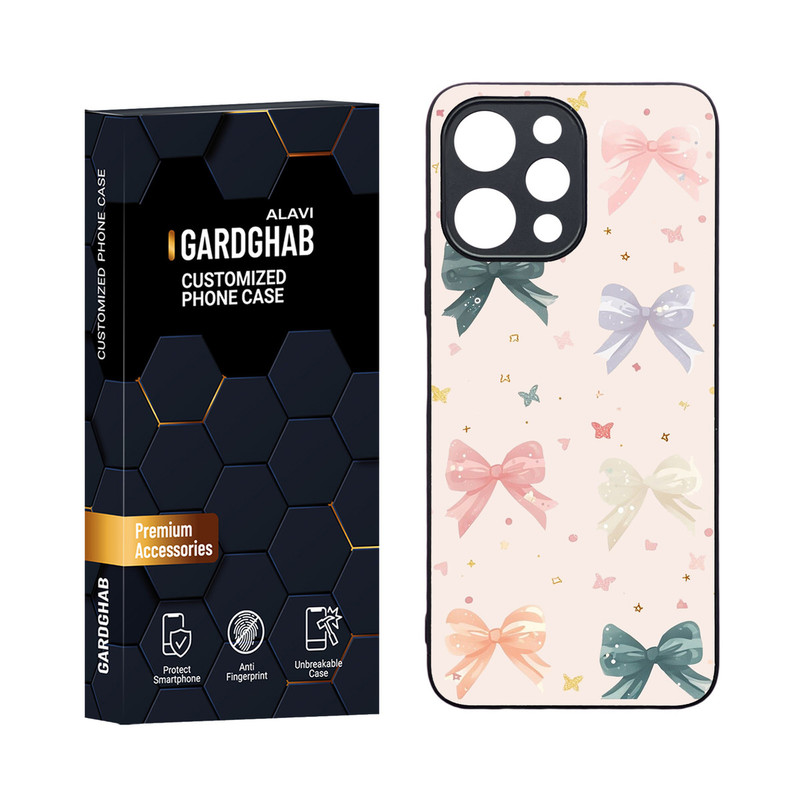 کاور گارد قاب مدل دورژله ای دخترانه مناسب برای گوشی موبایل شیائومی Redmi 12 4G / 5G