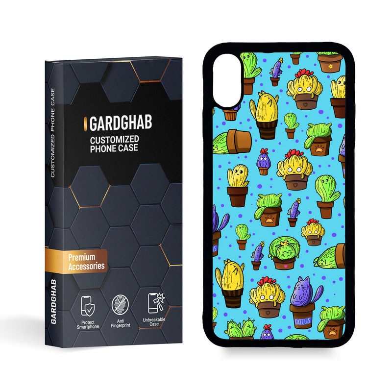 کاور گارد قاب مدل پشت گلس فانتزی مناسب برای گوشی موبایل اپل iPhone Xs MAX